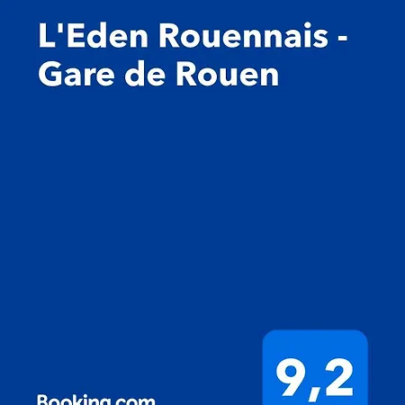L'eden Rouennais -studio Cosy - Gare De A 2 Min - Fibre - Coeur De